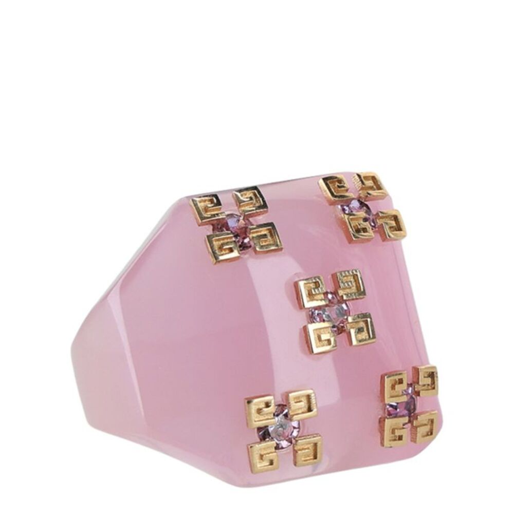 Givenchy 4G Plumetis Ring Pink Womens